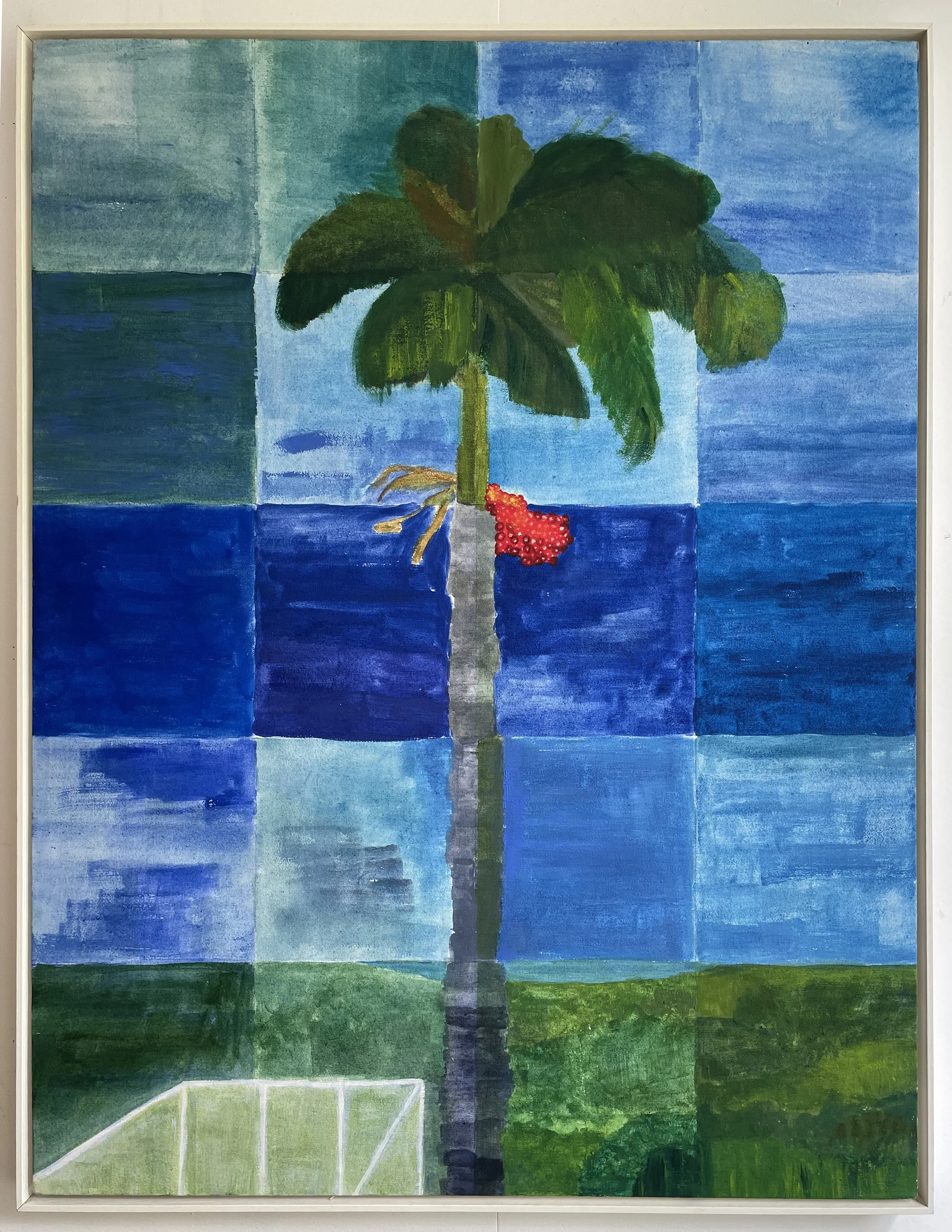 Palmeira da Vila Martins (100  X 80cm / óleo sobre madeira / 2019) Coleção particular 