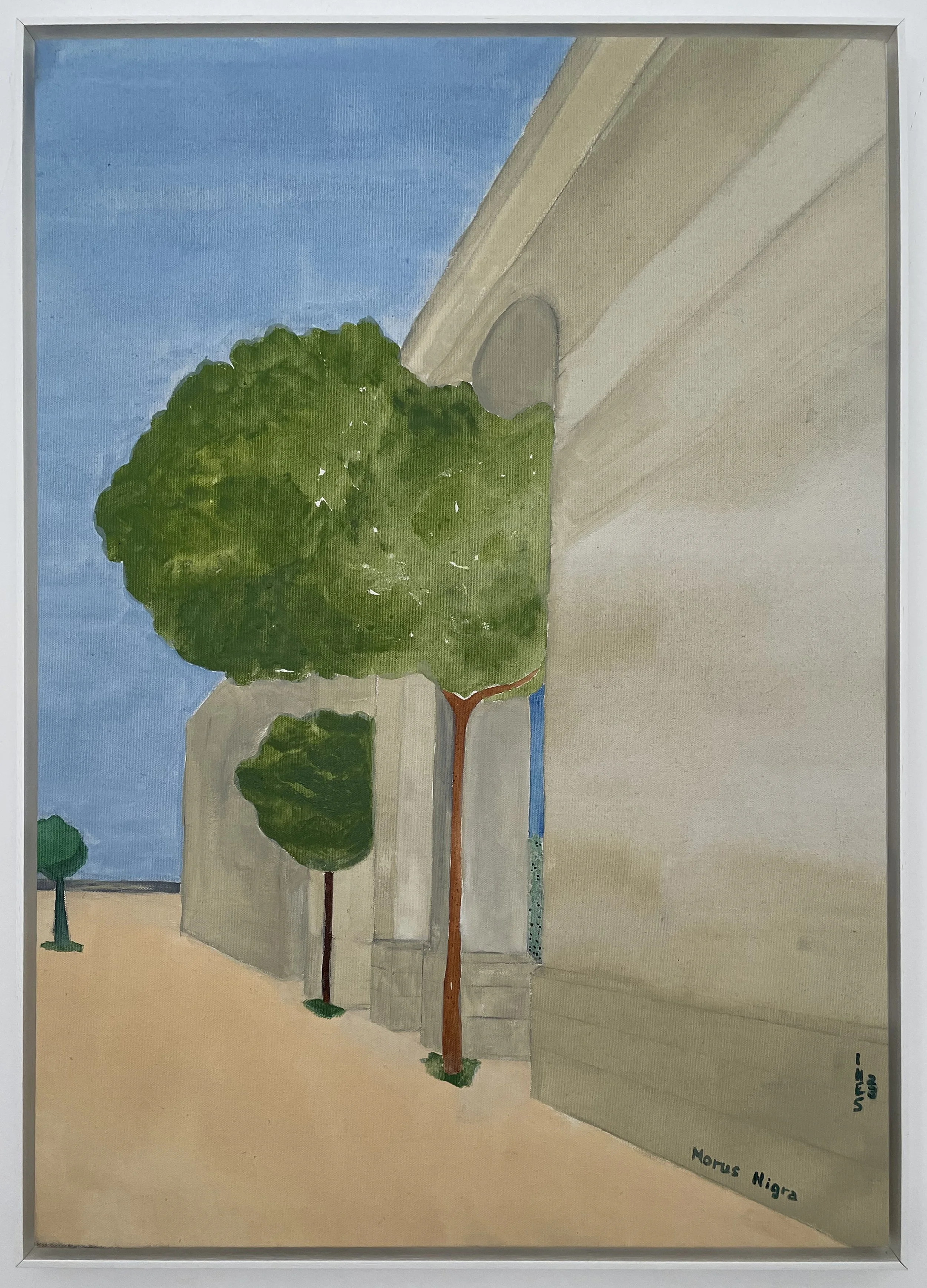 Praça das Amoreiras (68 X 48cm / óleo sobre tela / 2023) R$ 2.000,00