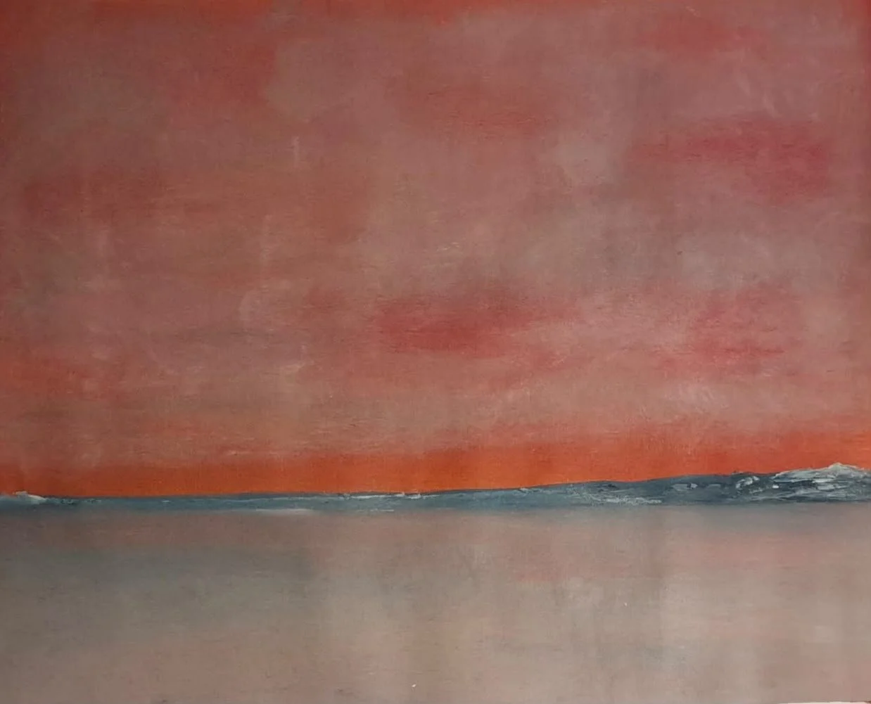 Horizonte laranja 50x60cm 