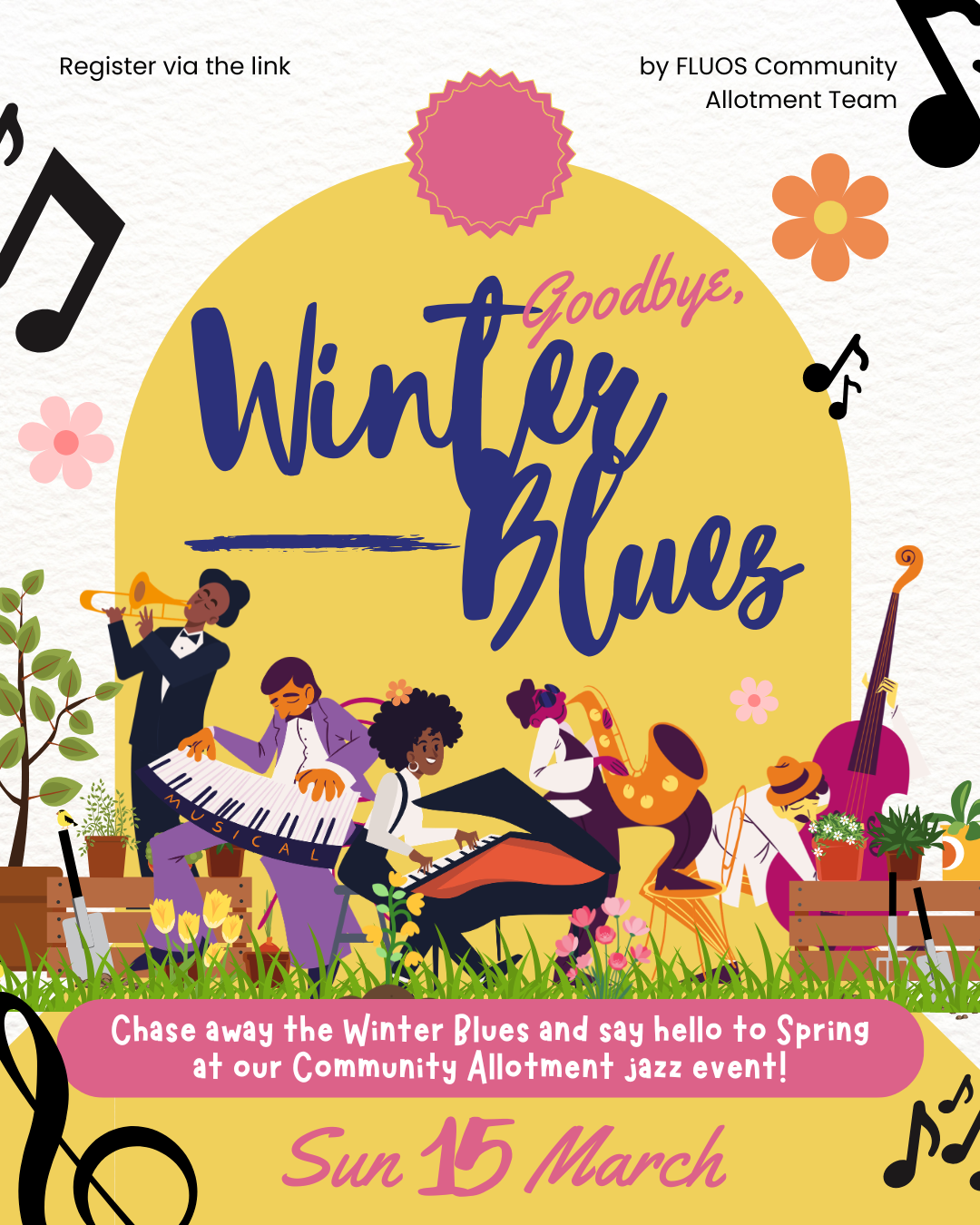 Goodbye Winter Blues: A Community Allotment Jazz Event