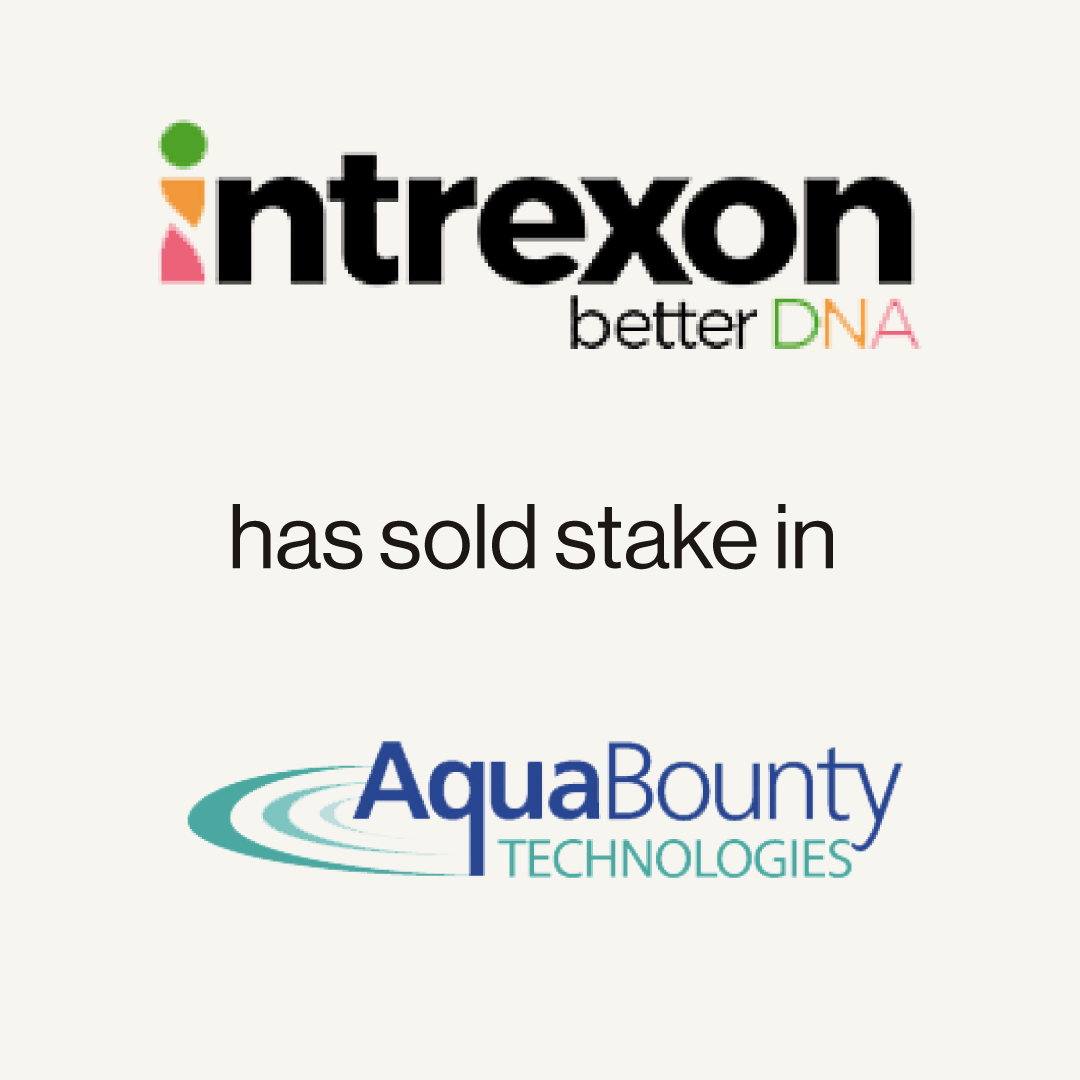 Intrexon has sold its stake in AquaBounty Technologies