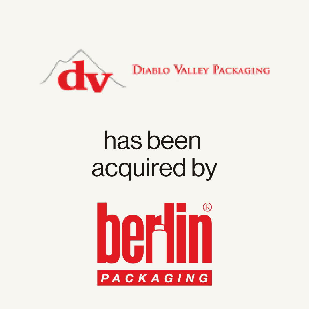 Diablo Valley Packaging has been acquired by Berlin Packaging