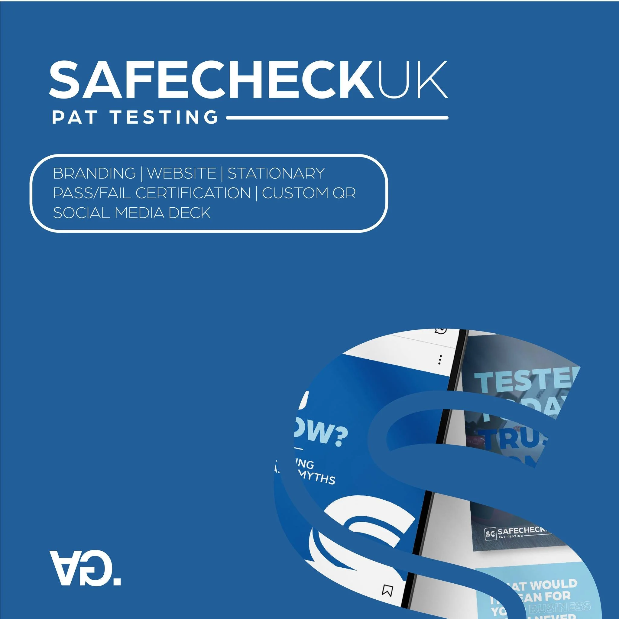 SAFE CHECK UK | BRANDING + MORE 🖥 📝

I recently completed a full brand build for a growing start‑up, developing a cohesive identity system that included logo design, colour palette, typography, and a complete set of visual assets applied consistent