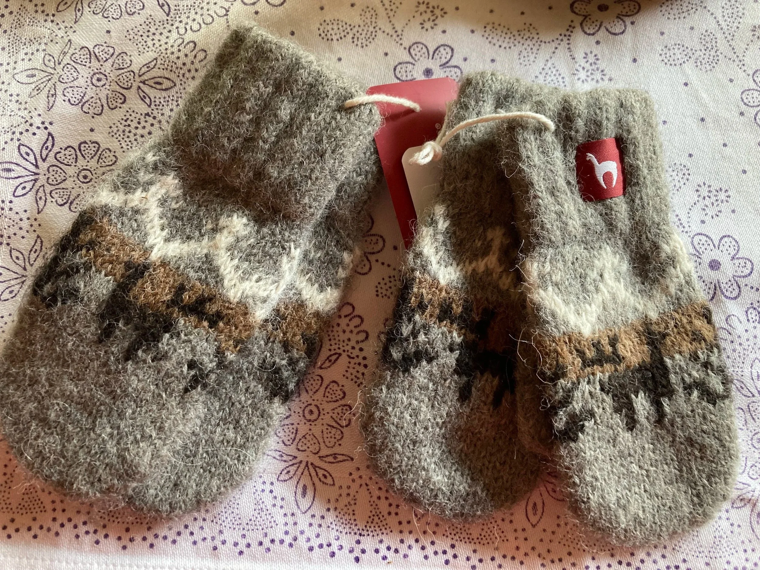 Alpaka Kinder Fäustlinge