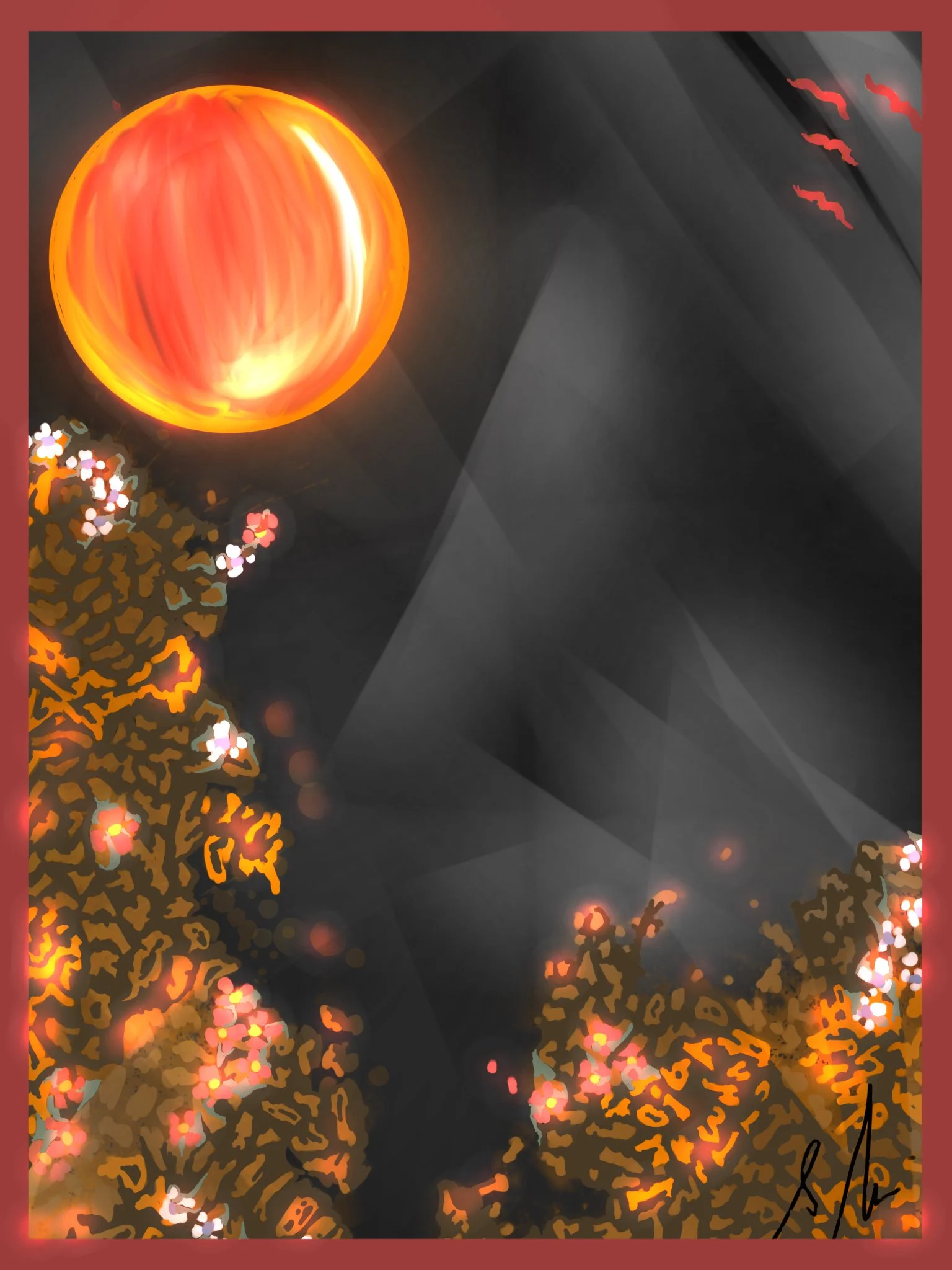 digitale Kunst: künstlerische Natur