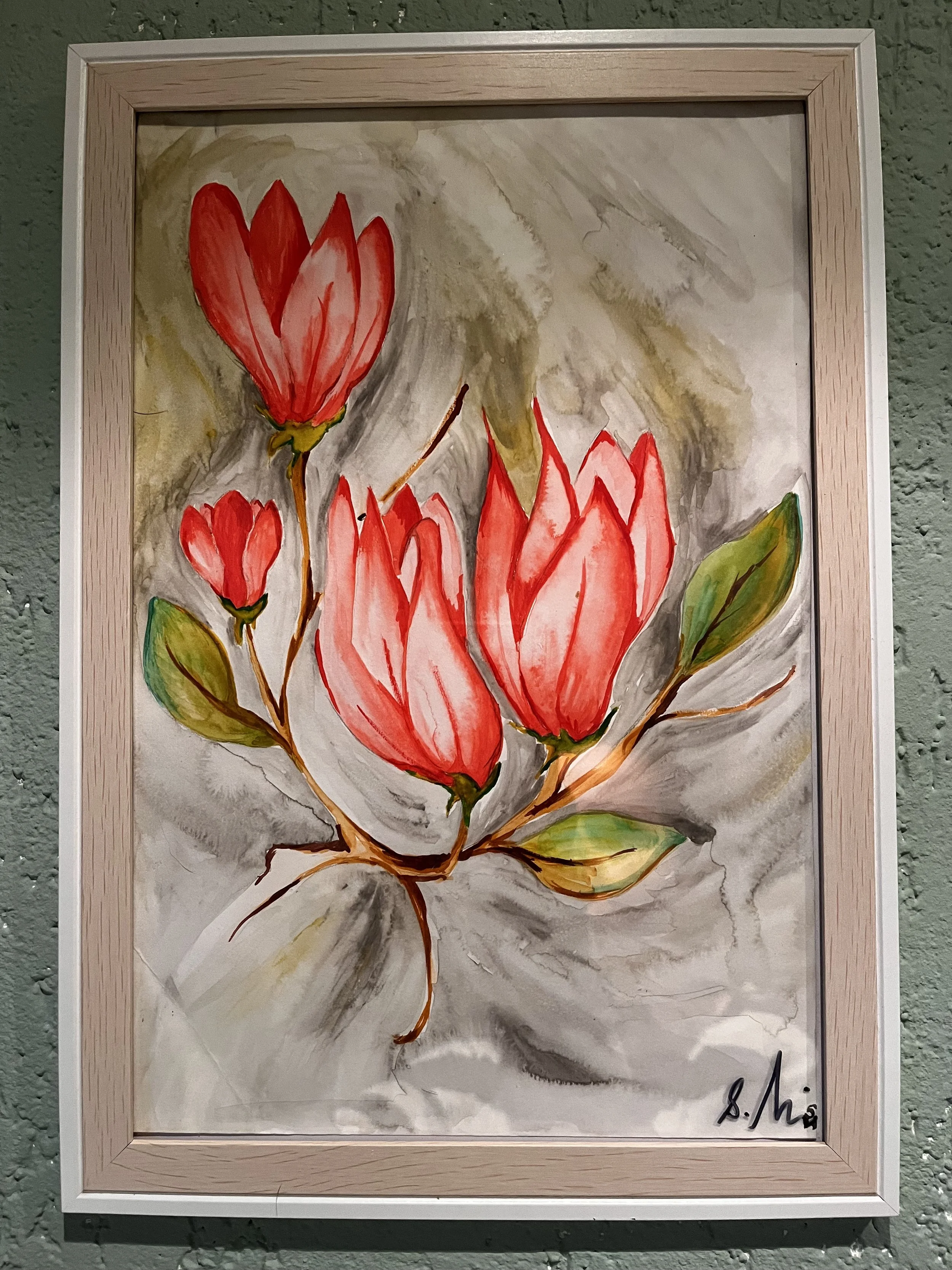 bunte Block -/ Leinwandarbeiten