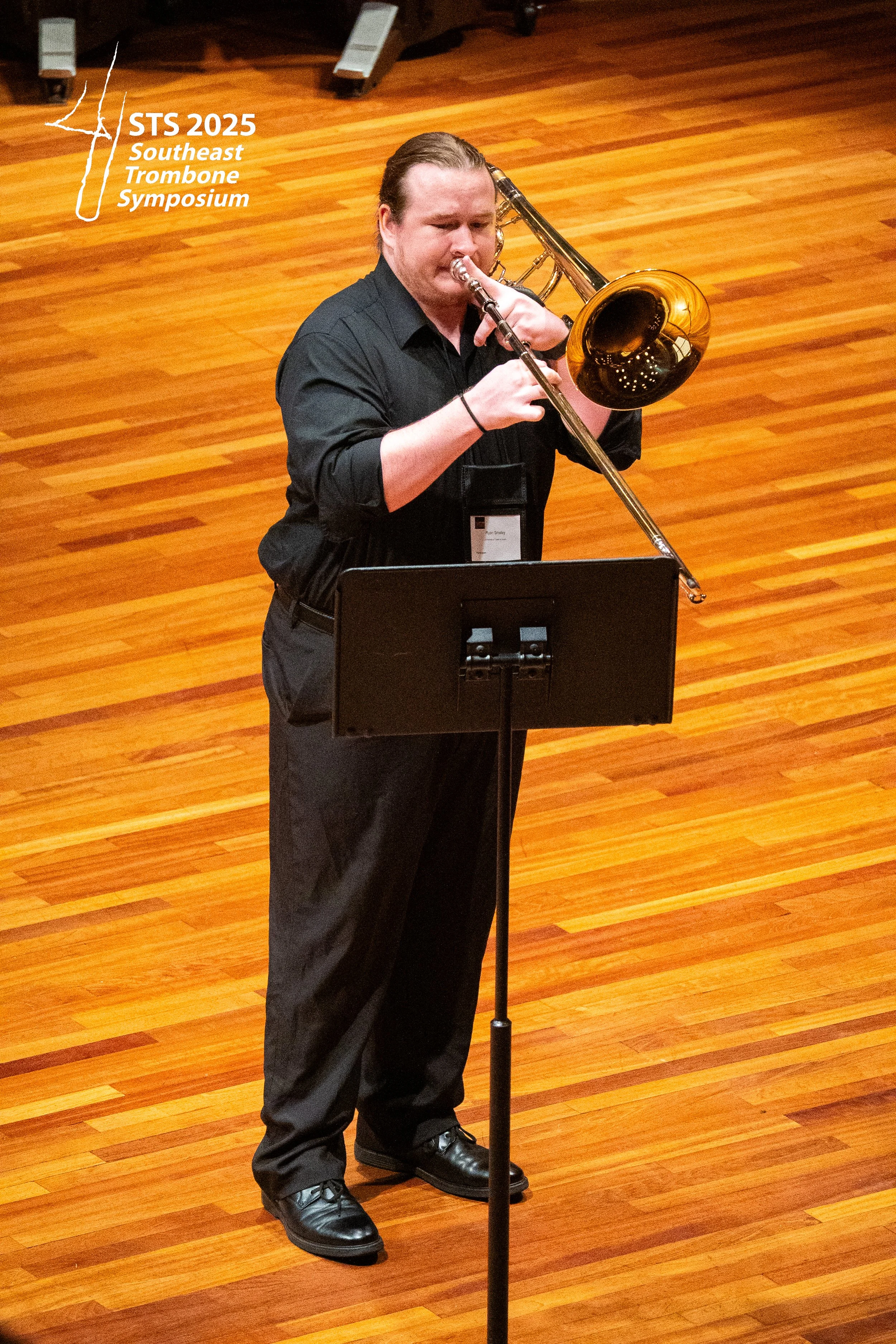 On stage at STS Bass Excerpts finals!