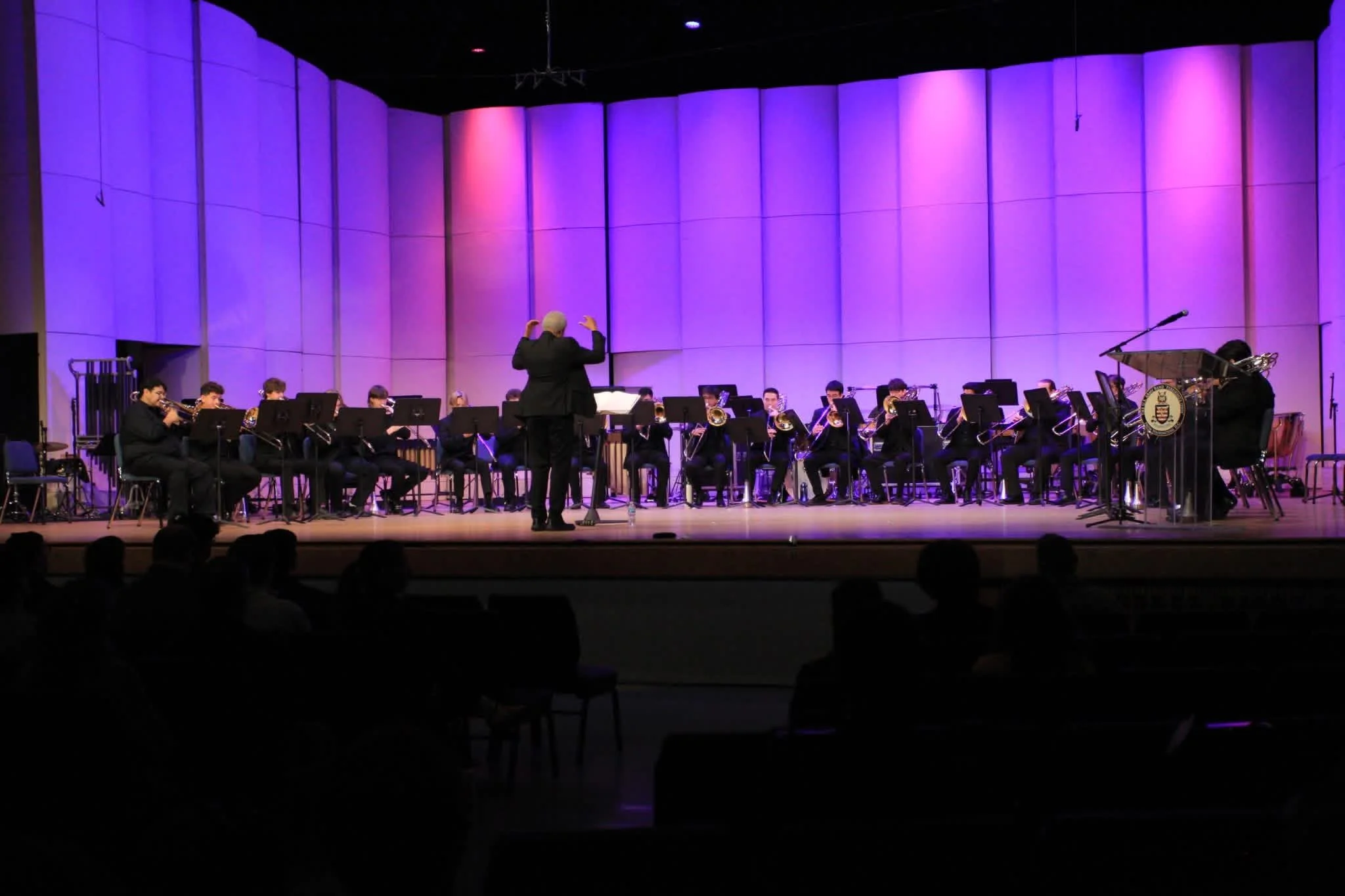 UT Trombone Studio on stage at ATW in 2025