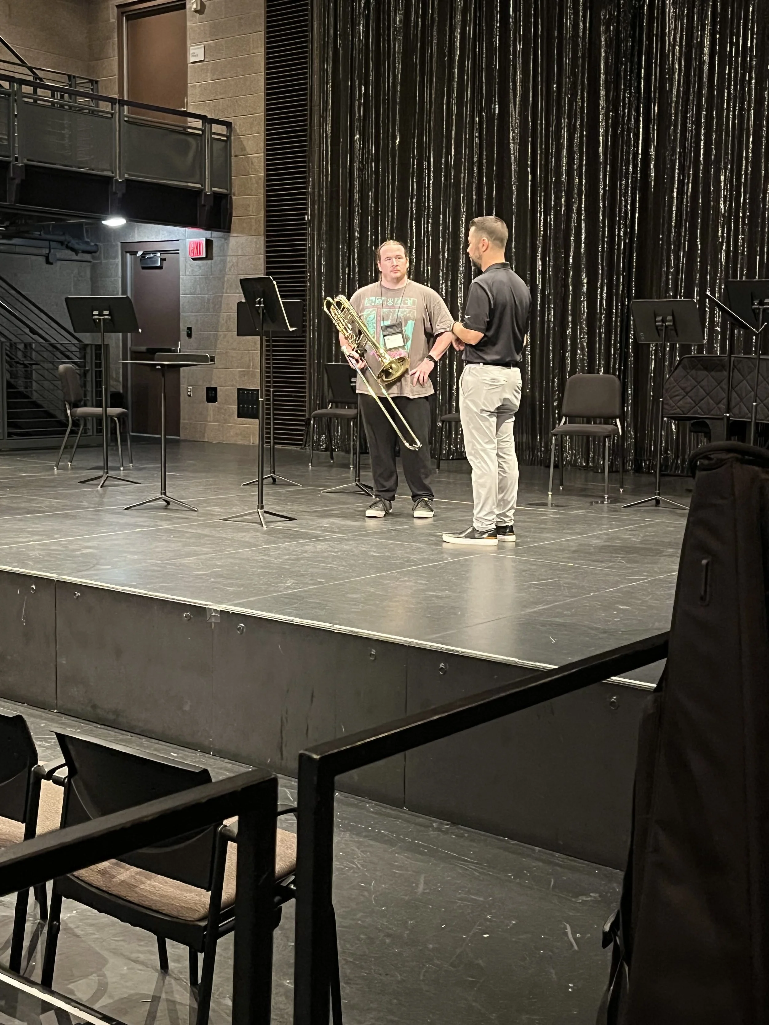 Being taught by Brian Hecht post performance!