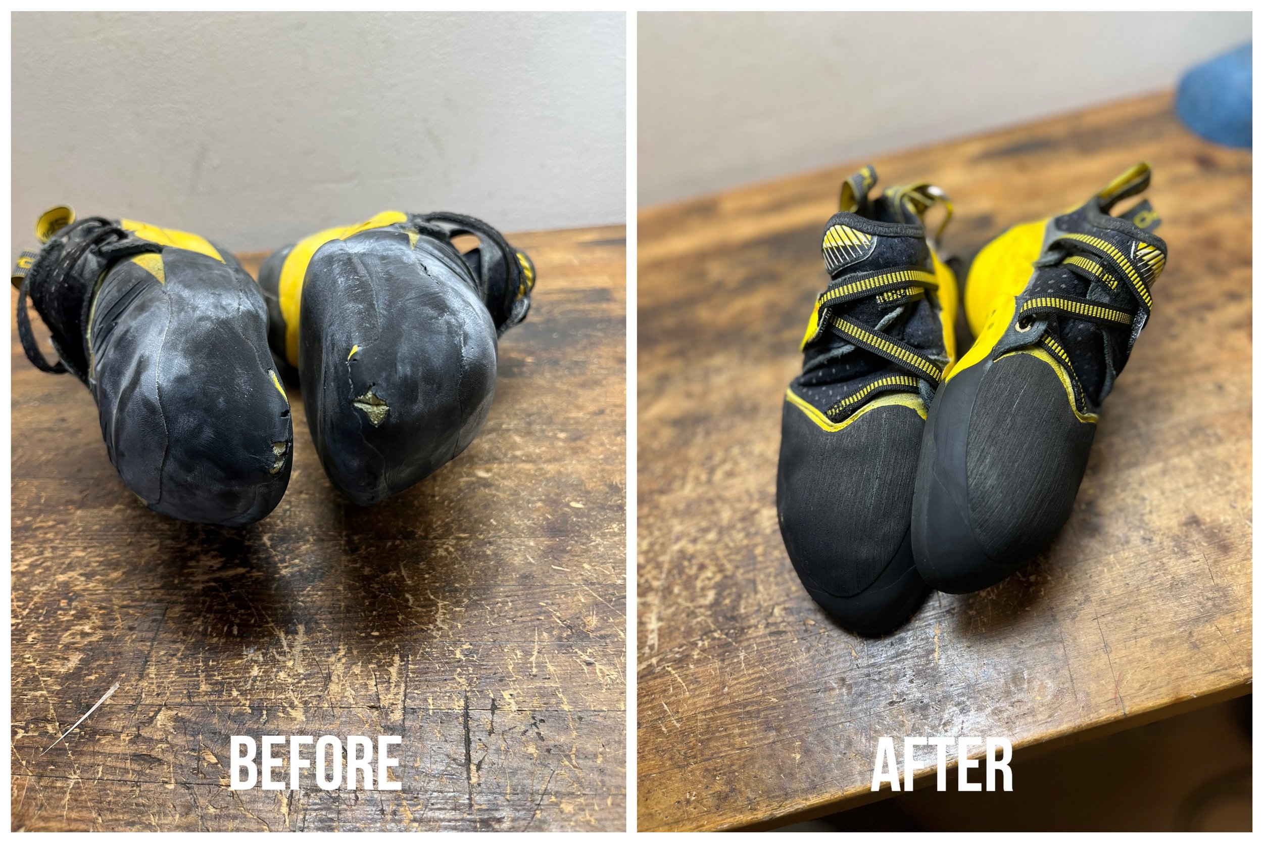 La Sportiva Solution Comp Before and After