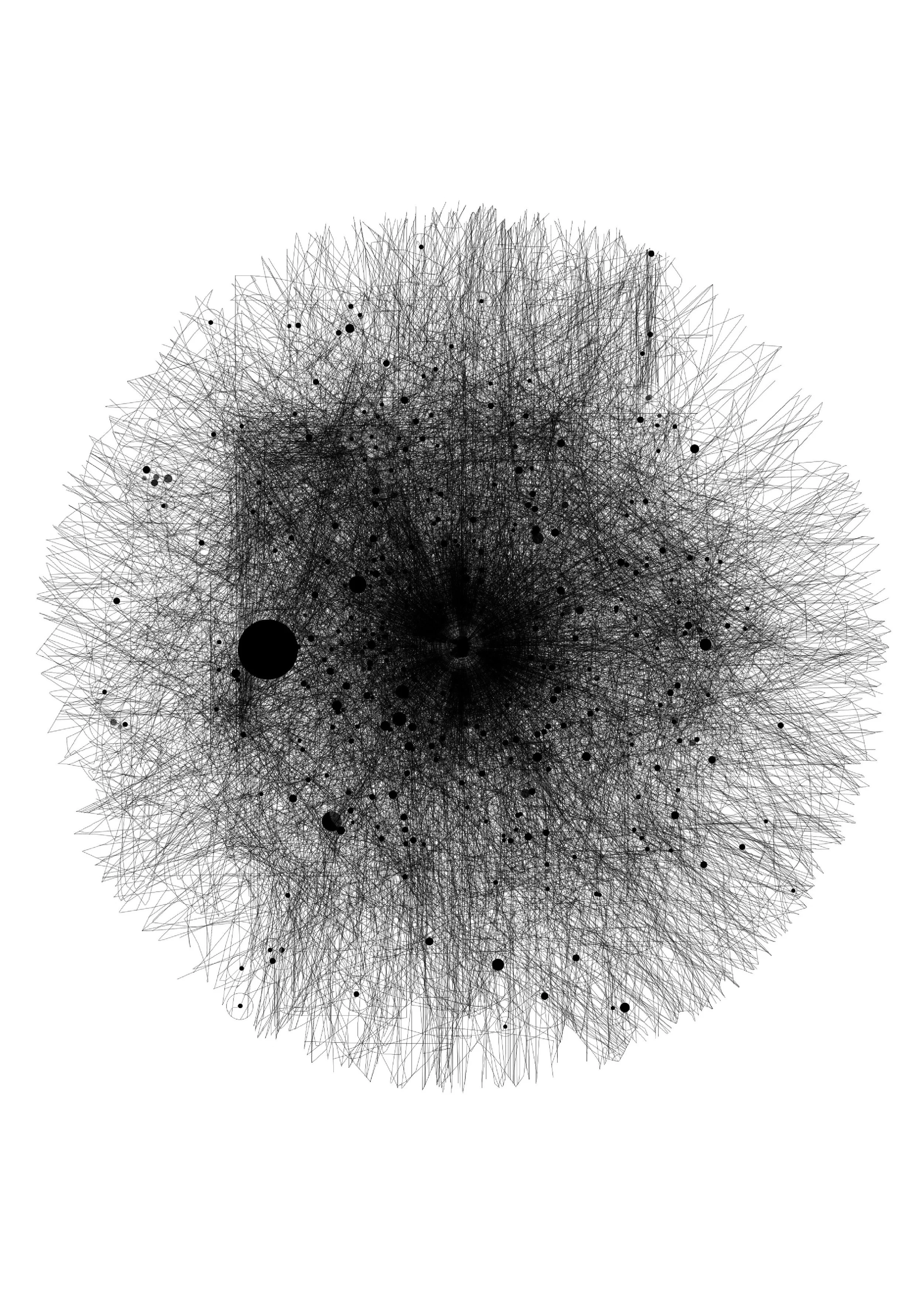 Maximilian Zischka, "Web hole", 2017, digital drawing