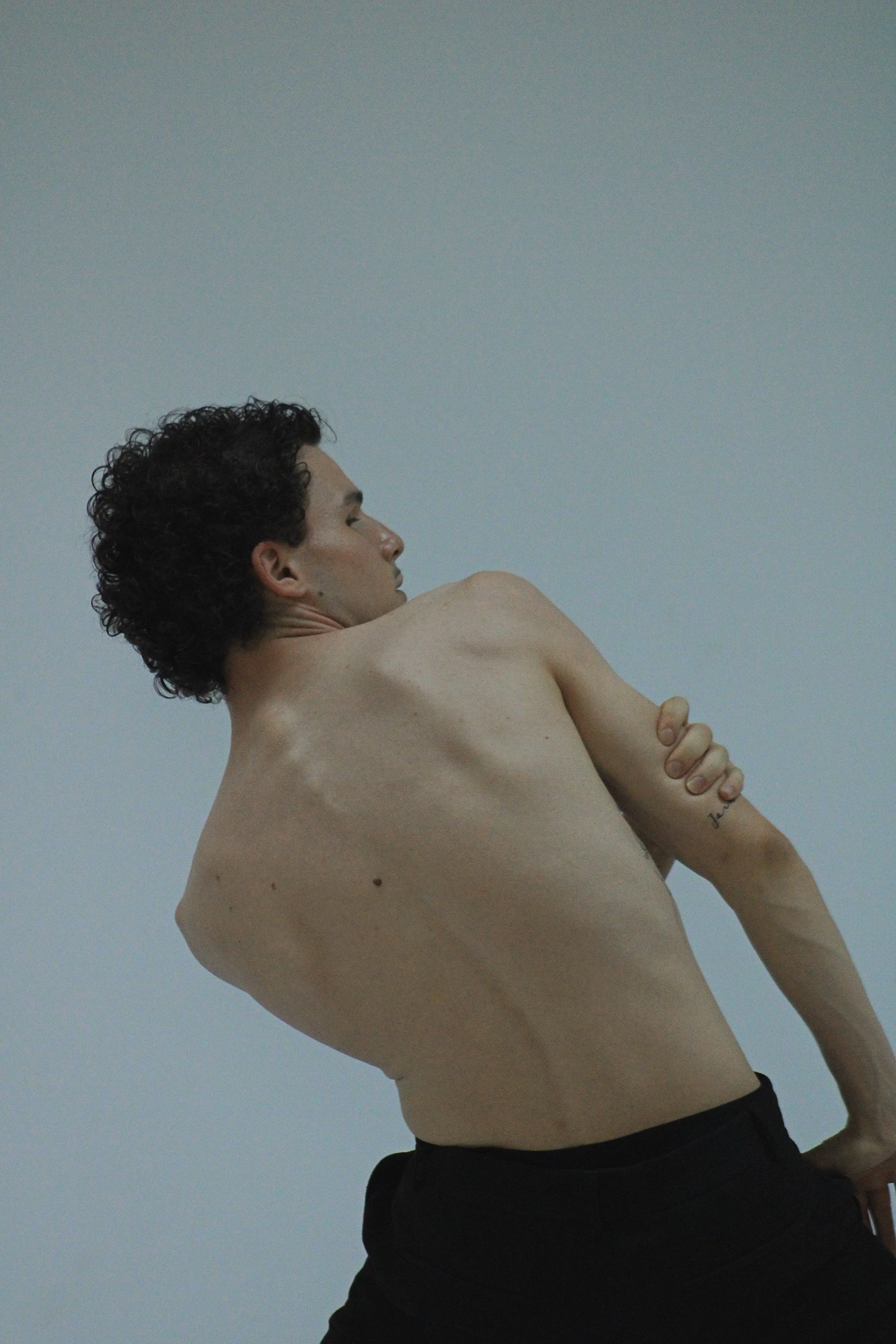 photo of a dancer from a shooting. Photo danseur d'un shooting.