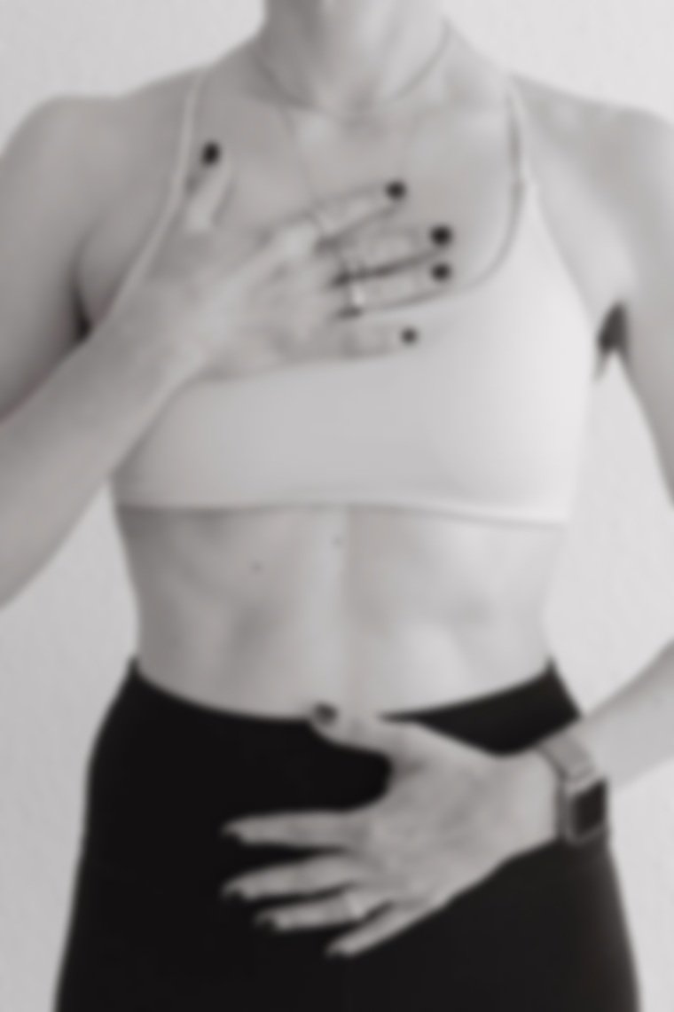 Woman regulating her nervous system - business straegy work approached with human in mind