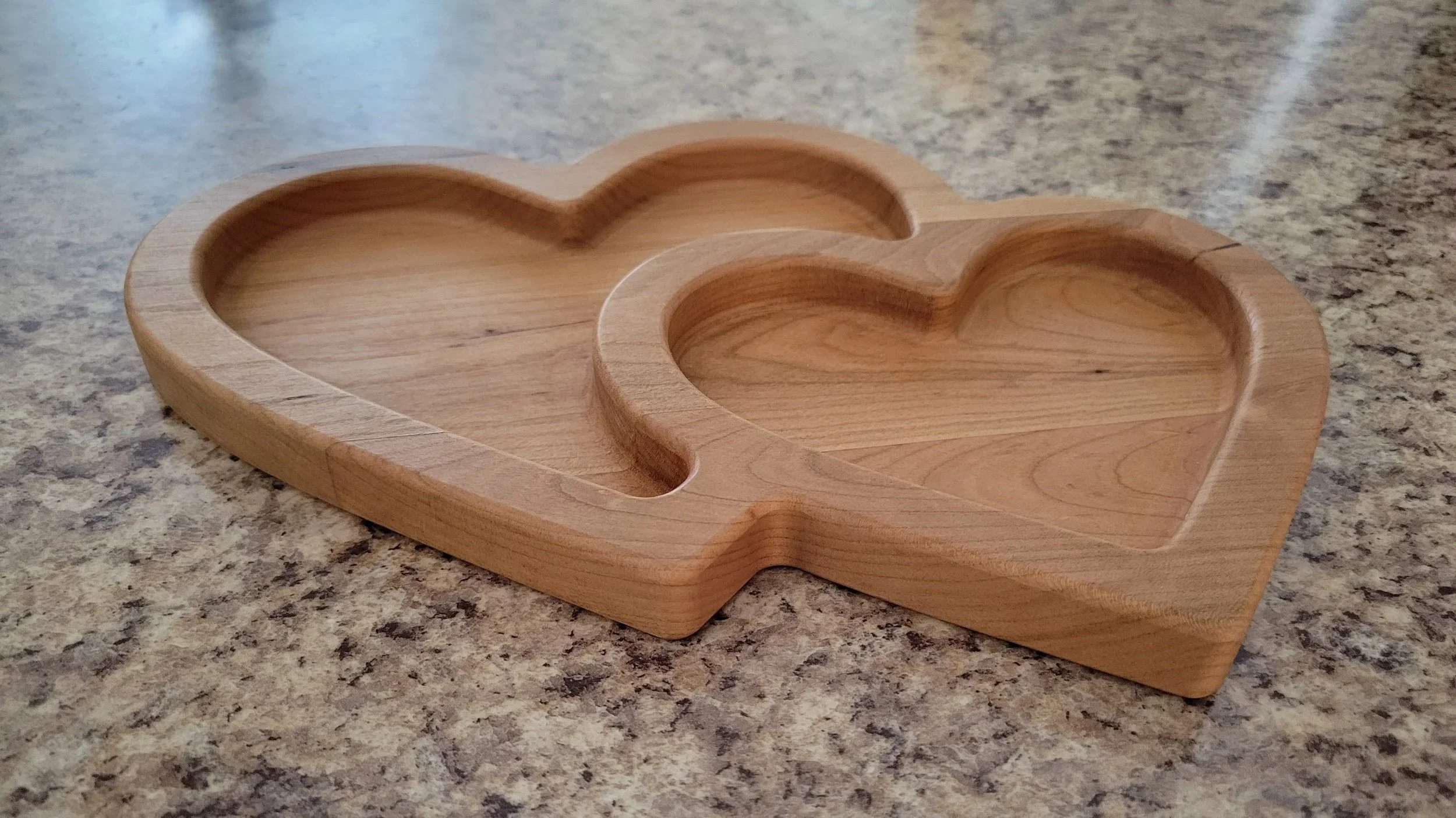 Double Heart catch-all/candy tray