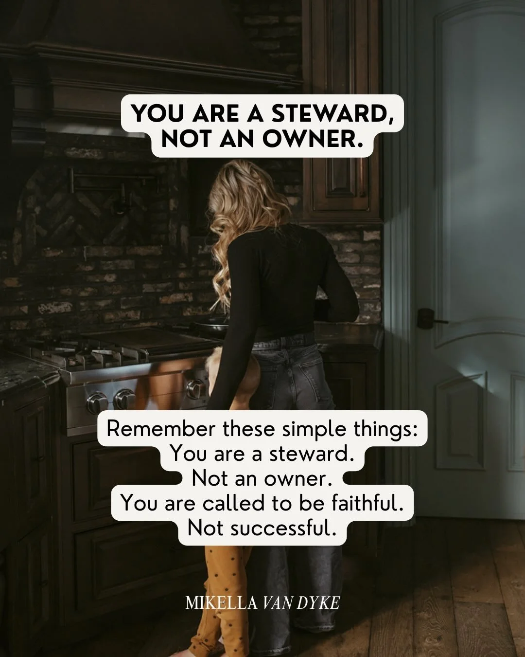Sometimes the pressure we feel in life comes from believing we own things that were never ours to carry...

Our work..
Our time.
Our gifts.
Our opportunities.
Even the outcomes to the things we are doing.

But Scripture describes us differently. We a
