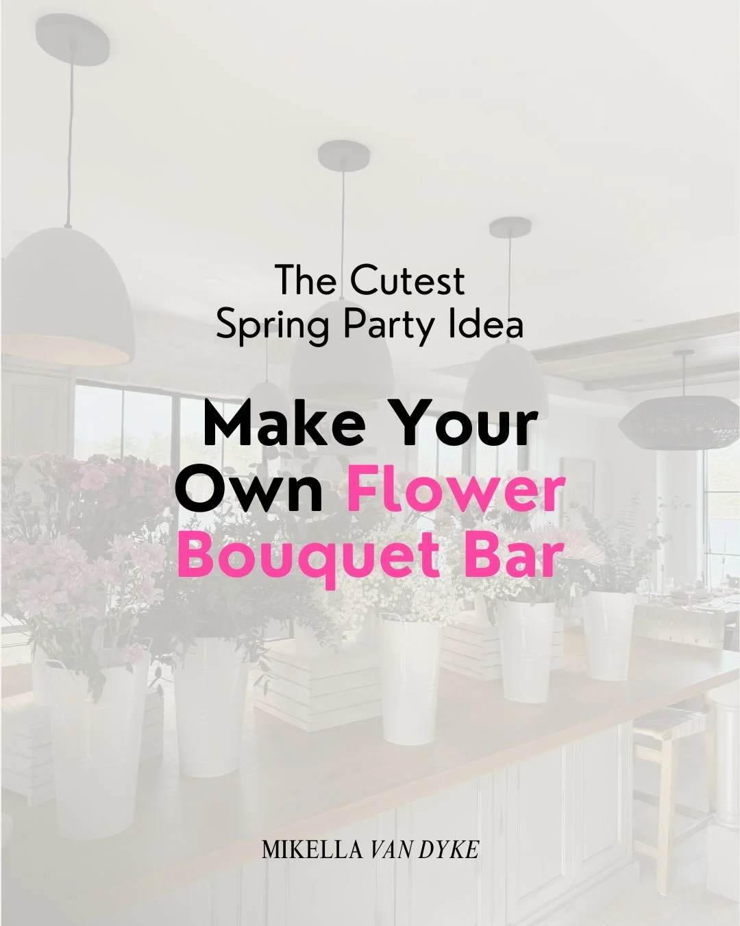 Have you done a make-your-own bouquet party?

Thanks to @alysonkottke for helping me set this whole thing up! If you&rsquo;re looking for help with your next party, she&rsquo;s your girl!