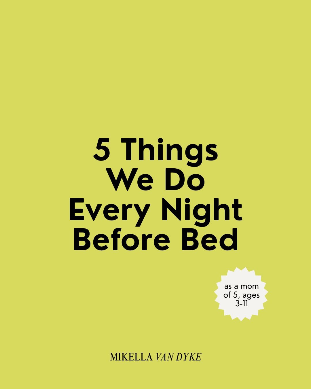 What&rsquo;s ONE thing you do every night with your kids? Want instructions on how to pick a life verse, and a more detailed explanation of this?

Comment &ldquo;PRAYER.