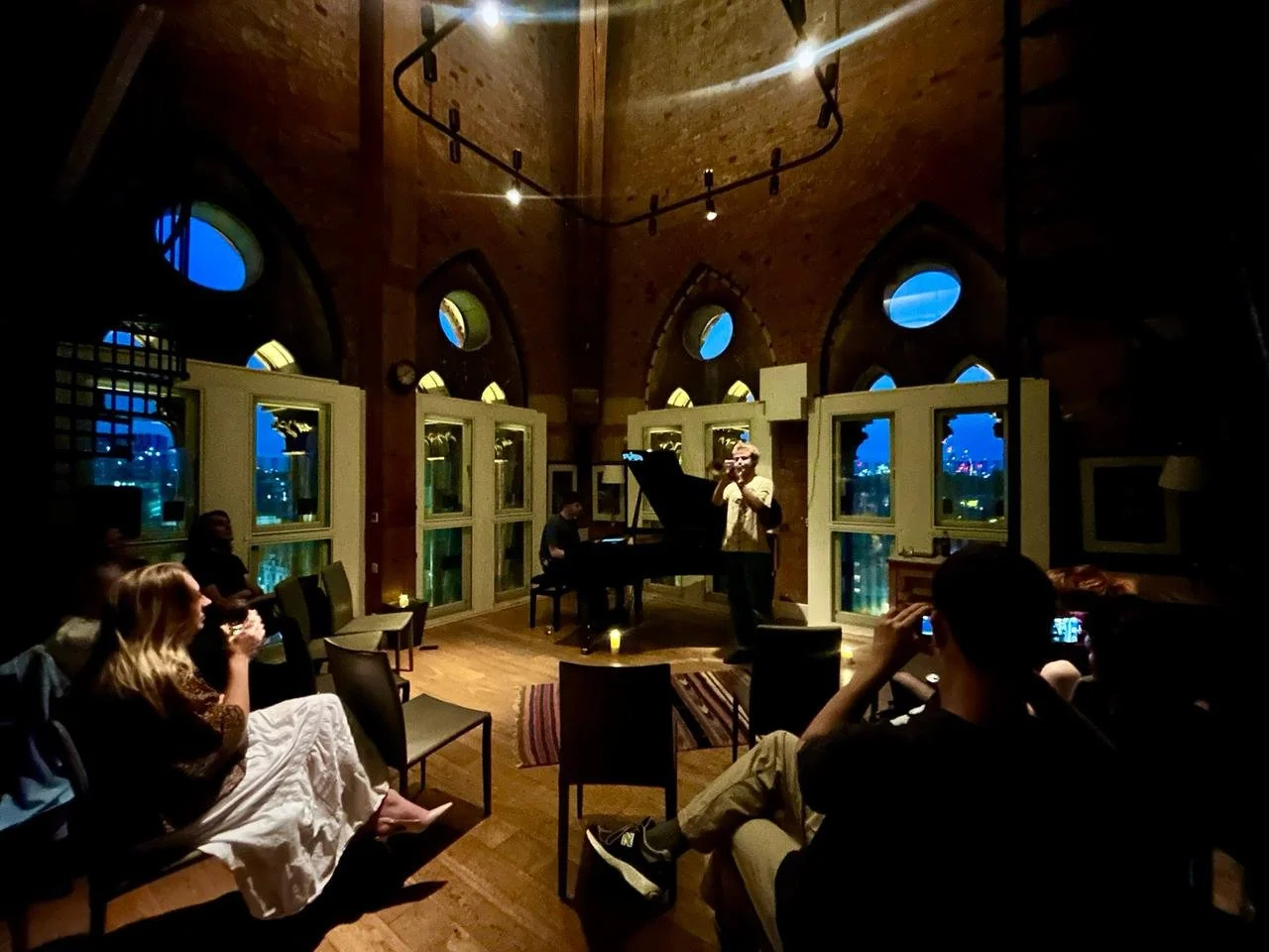 biggerPicture live in the St. Pancras Clocktower, London