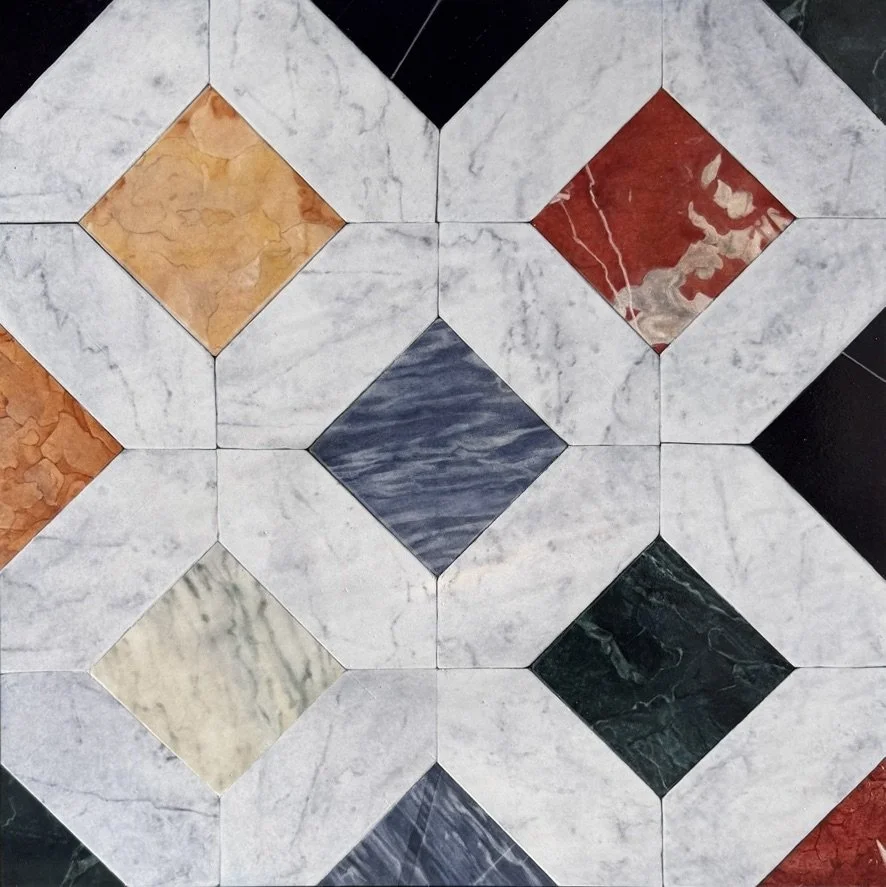 24"x24" painted laminated MDF 