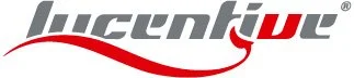Das Logo von lucentvue, bestehend aus dem Schriftzug 'lucentvue' mit einer roten unterstrichenden Kurve.