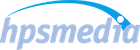 Das Logo von hp smedia, bestehend aus dem Text 'hpsmedia' mit einem stilisierten blauen Bogen darüber.
