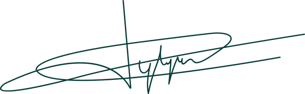 A signature form Mathieu the founder of ZETU