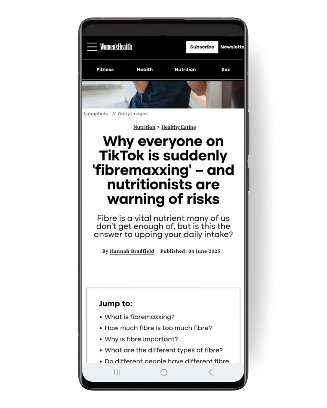 Why everyone on TikTok is 'fibremaxing' - and nutritionists are warning of risks (Copy) (Copy)