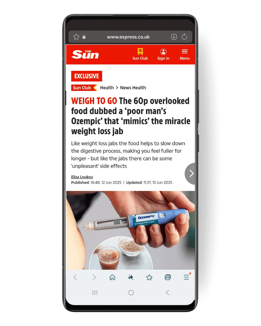 Sun-newspaper-article-cheap-aternative-ozempic.png