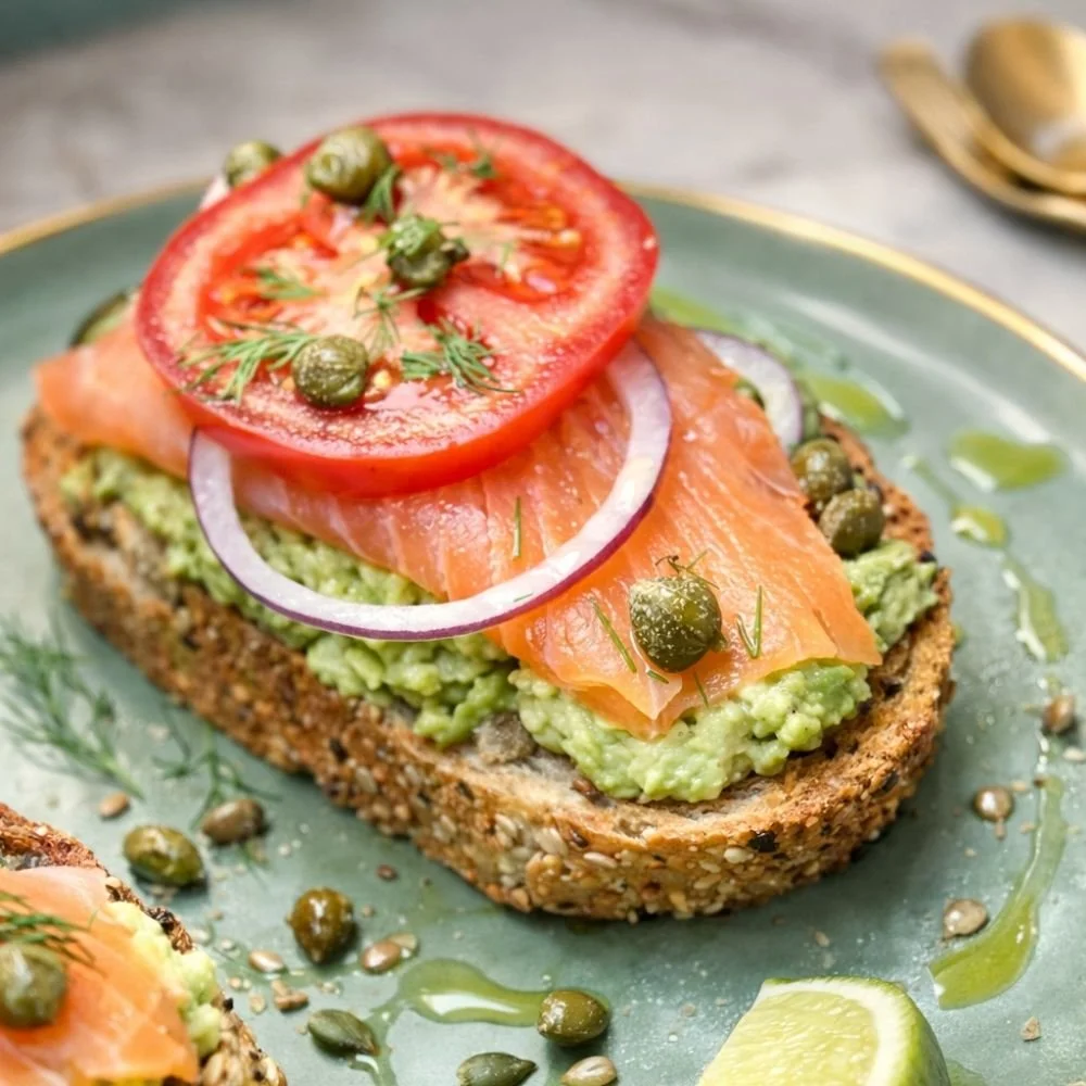 Blood Sugar Balancing Salmon &amp; Avocado Toast