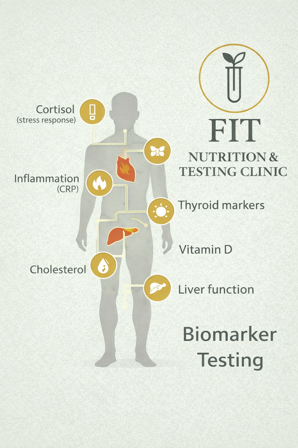 Targeted Health/Biomarker Assessment (Single Test) + Personalised Nutrition Consultation