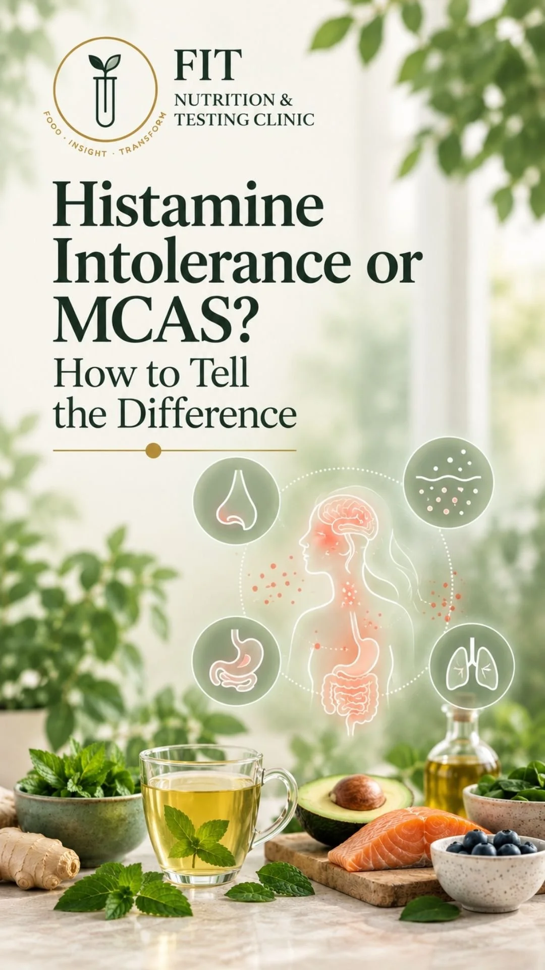 Pinterest image for Histamine or MCAS blog