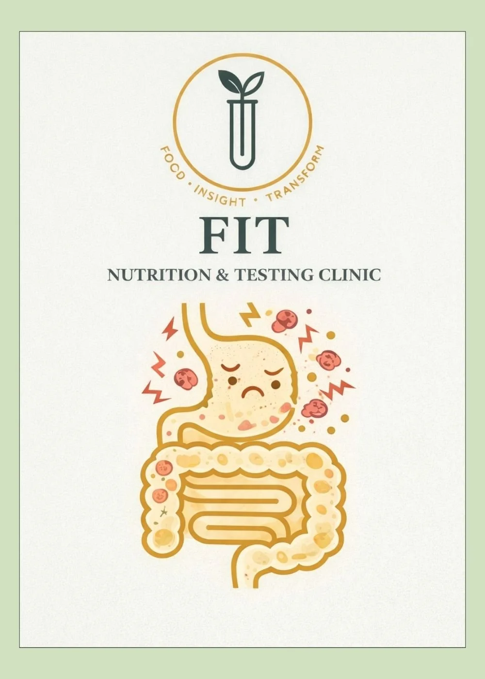 Graphic of gut and intestinal tract