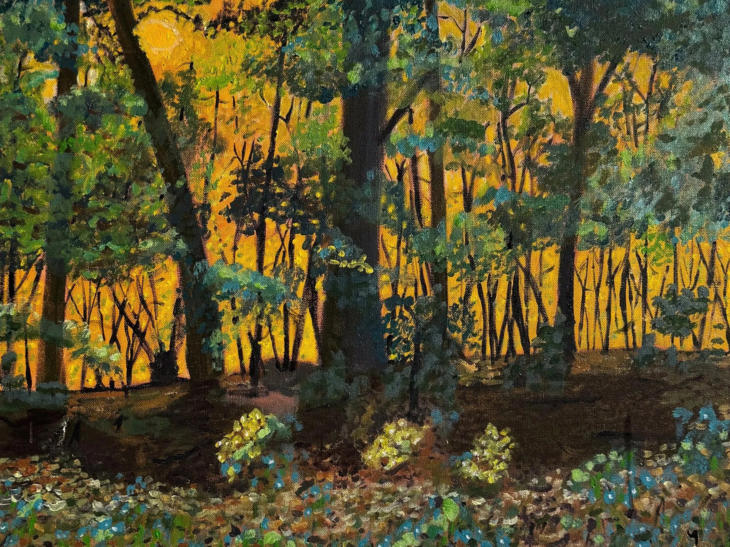 Sunset through the Foliage, Shaker Lakes