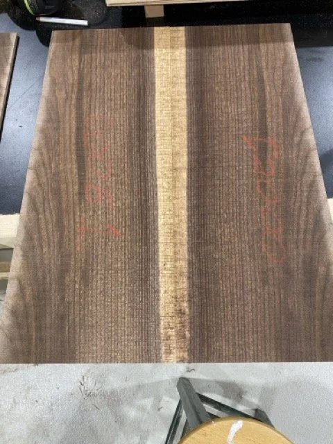 Book-Matched Walnut Back