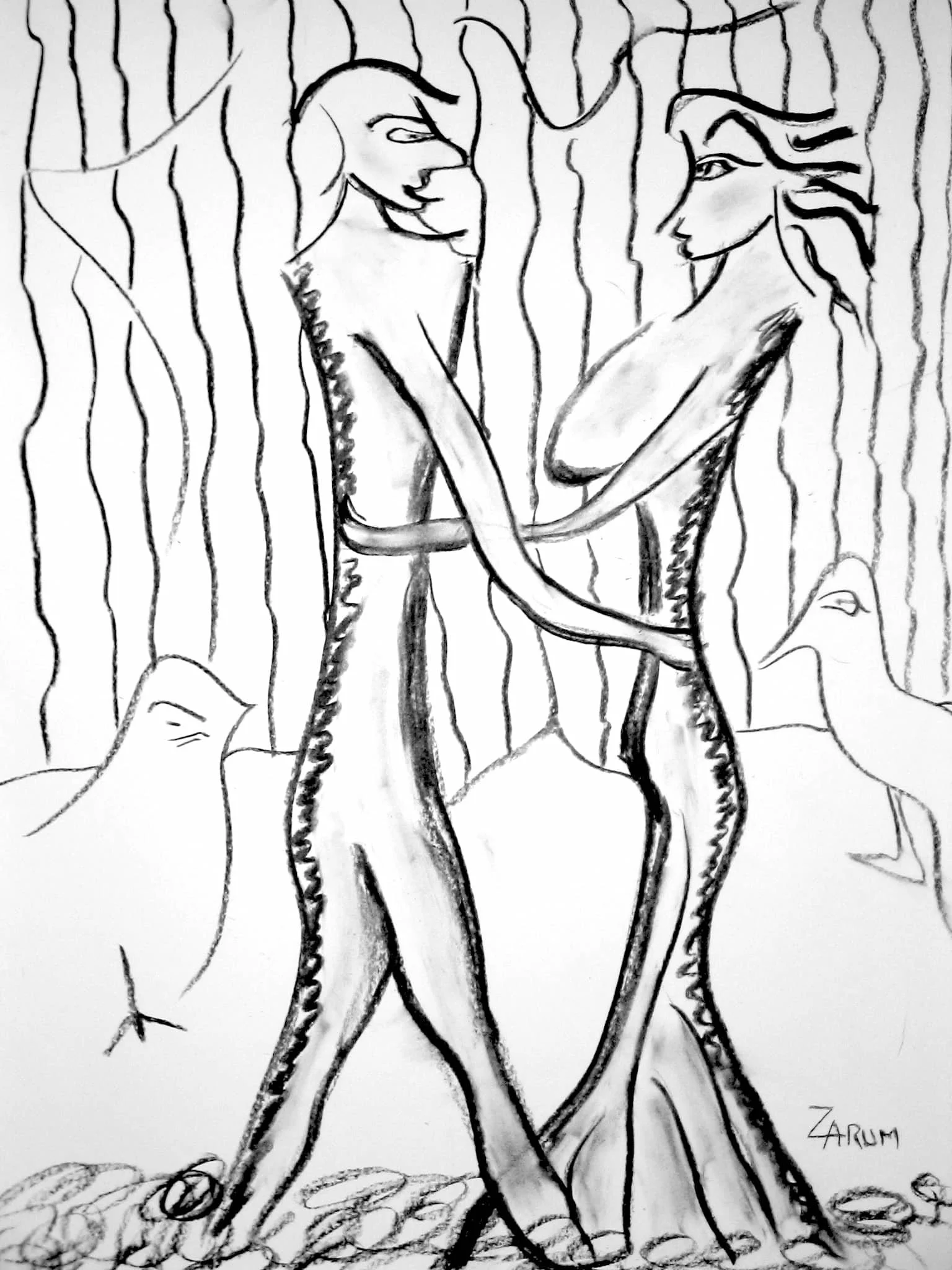 Title:Tango
Medium: Acrylic on Canvas
Size: 60cm X 40cm