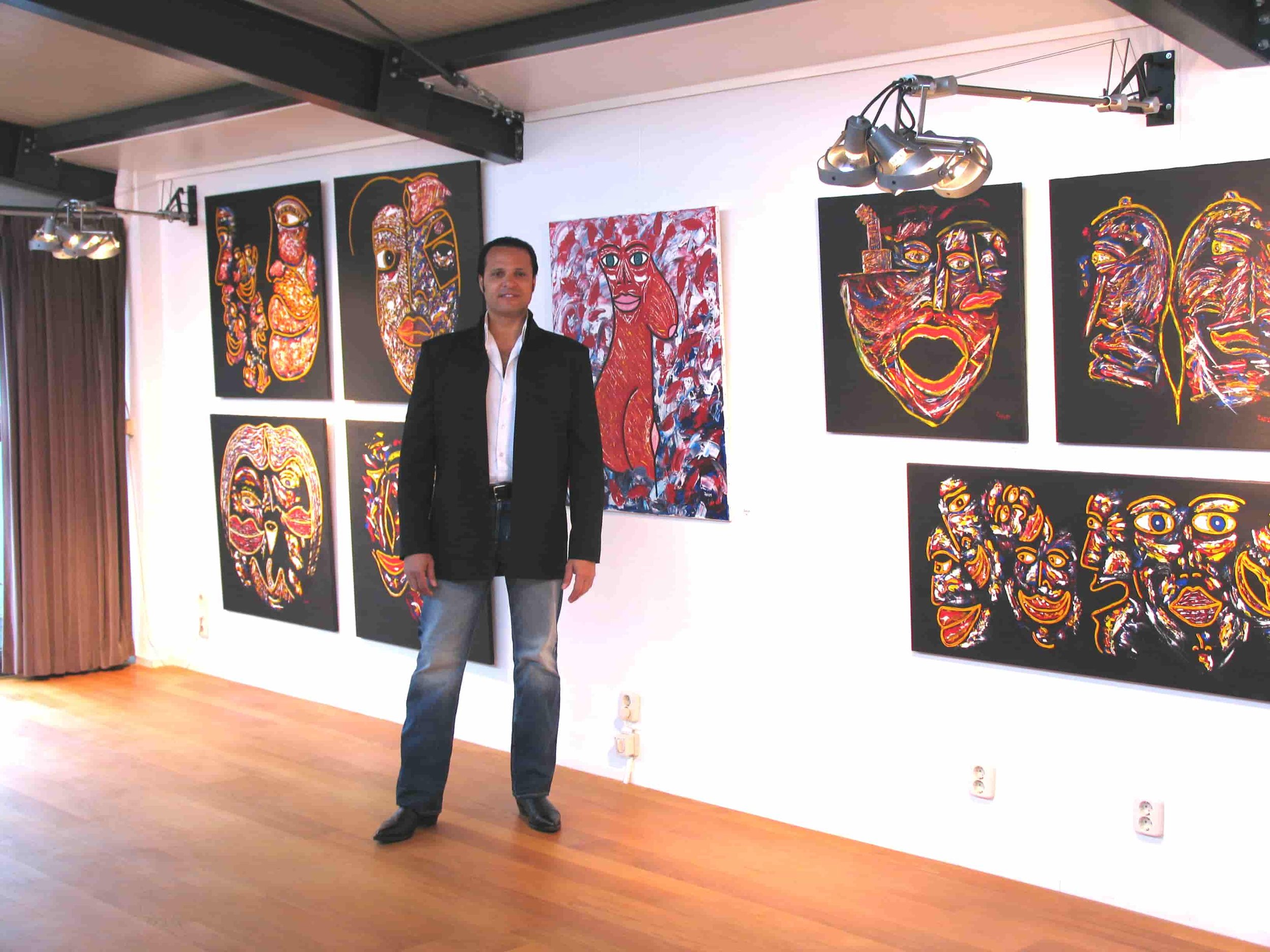 Zarum art exhibit  in Amsterdam, The Netherlands. 