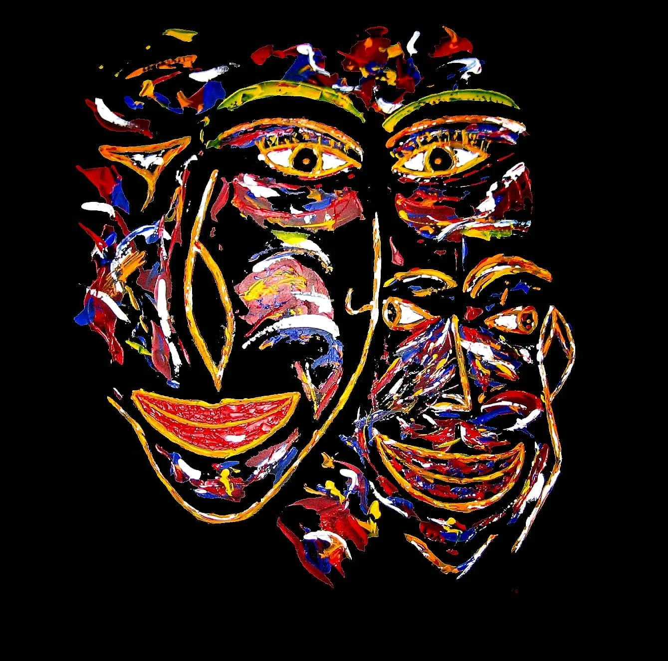 Title: Threesome
Medium: Acrylic on Canvas
Size: 70cm X 70cm