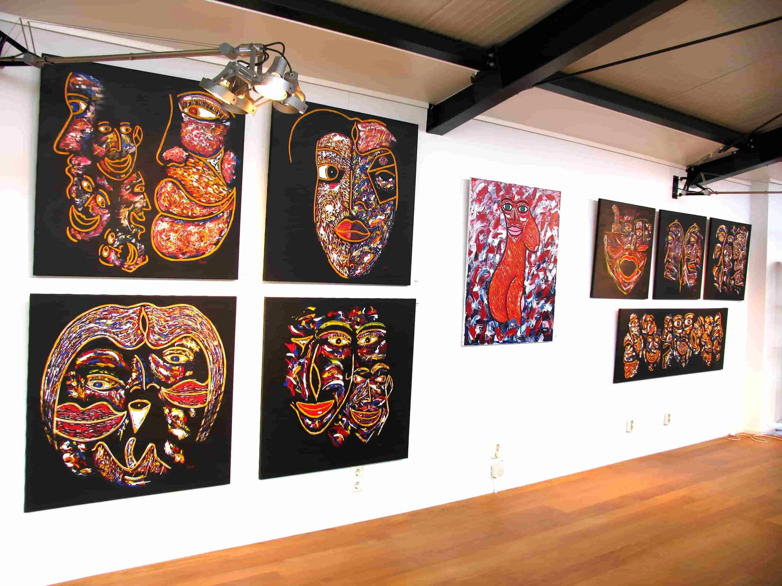 Zarum art exhibit  in Amsterdam, The Netherlands. 