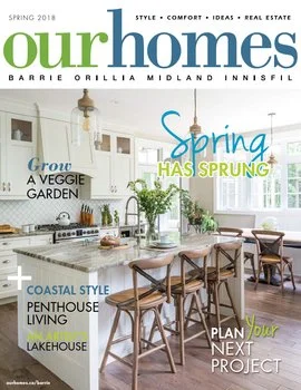 Our Homes Magazine cover with an article on the artist Zarum and his landmark property inside.