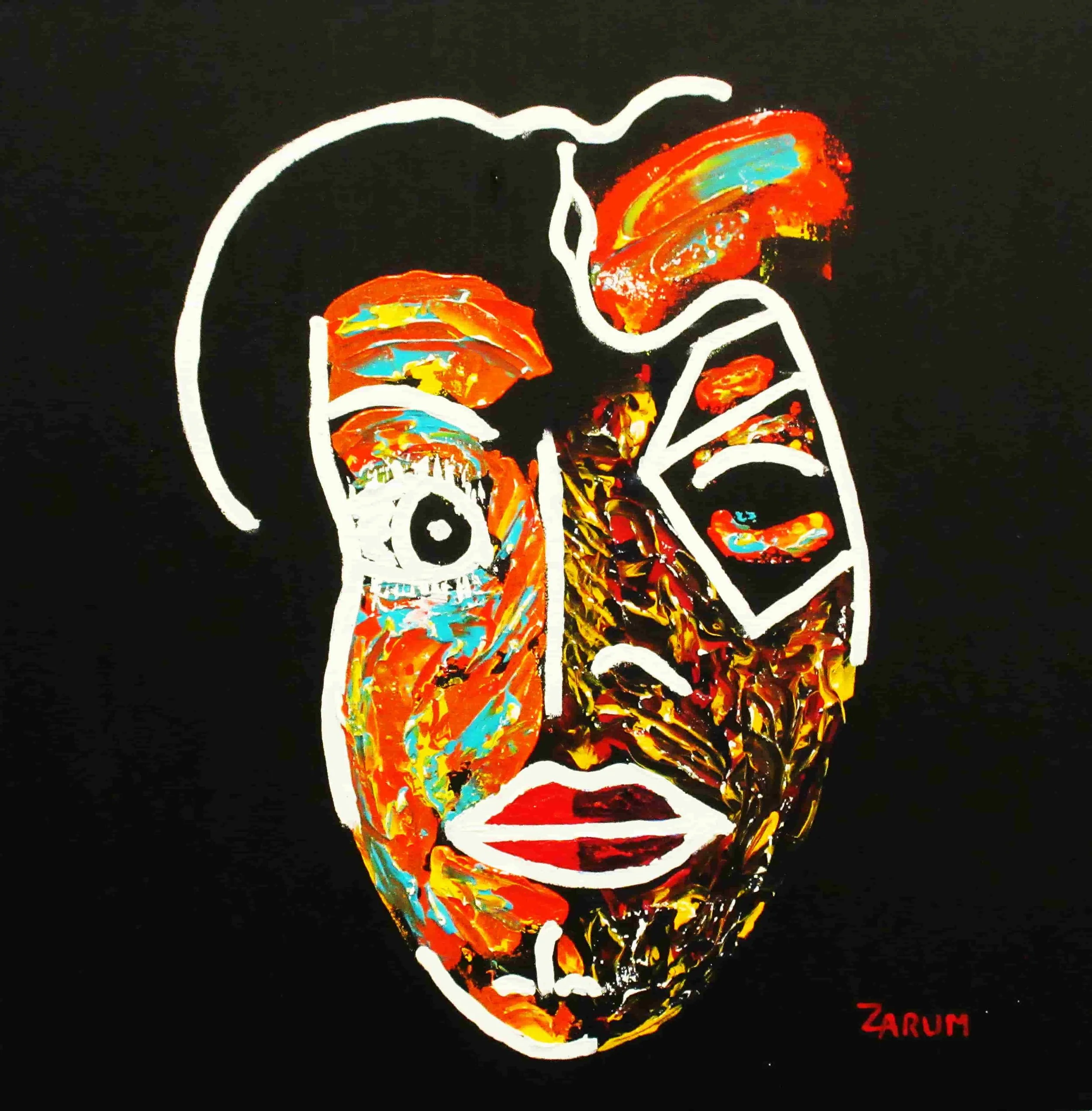 Title: Hidden Soul
Ser.II Ver. 1
Medium: Acrylic on Canvas
Size: 39cm X 39cm