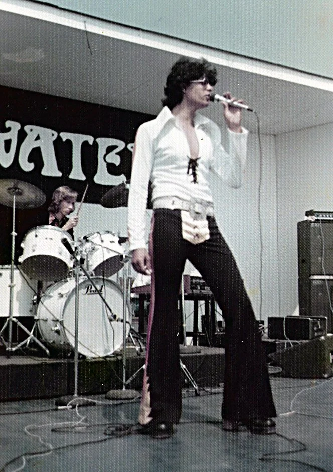 Early photos of Zarum in concert with his group Sweetwater