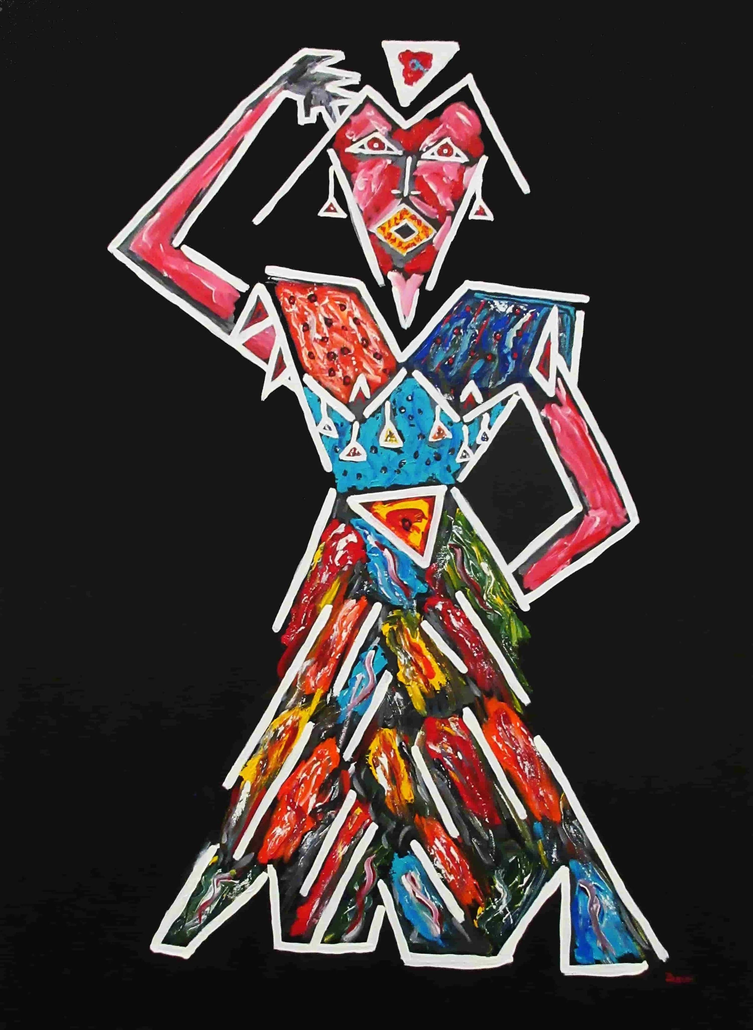 Title: Ole Ser. II Ver. 2
Medium: Acrylic on Canvas
Size: 91cm X 122cm