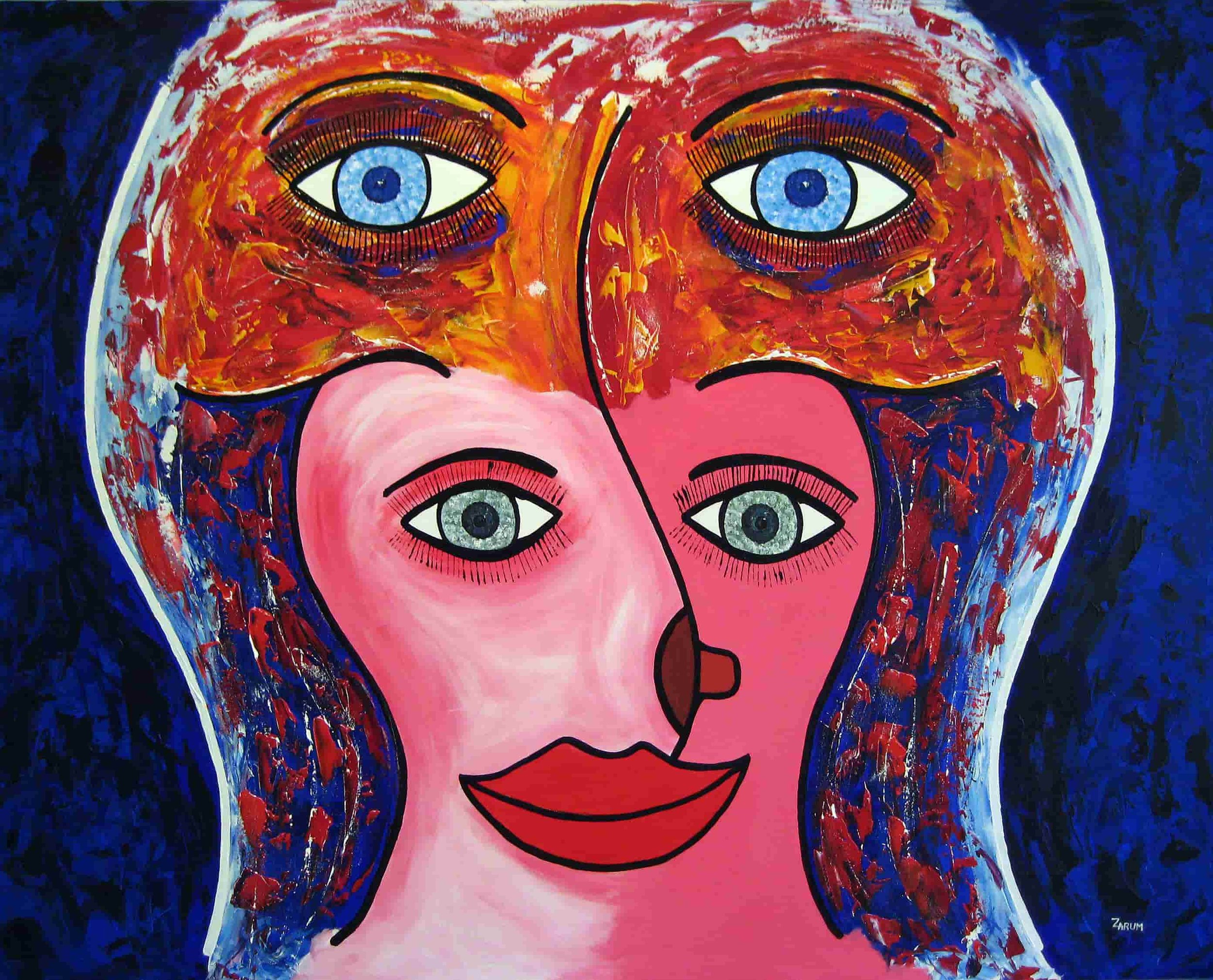 Title: Secret Passion  Medium: Acrylic on Canvas      Size: 70cm X 50cm

Secret Passion:  What a woman projects with one look is not always indicative of her true sensuality and passion.