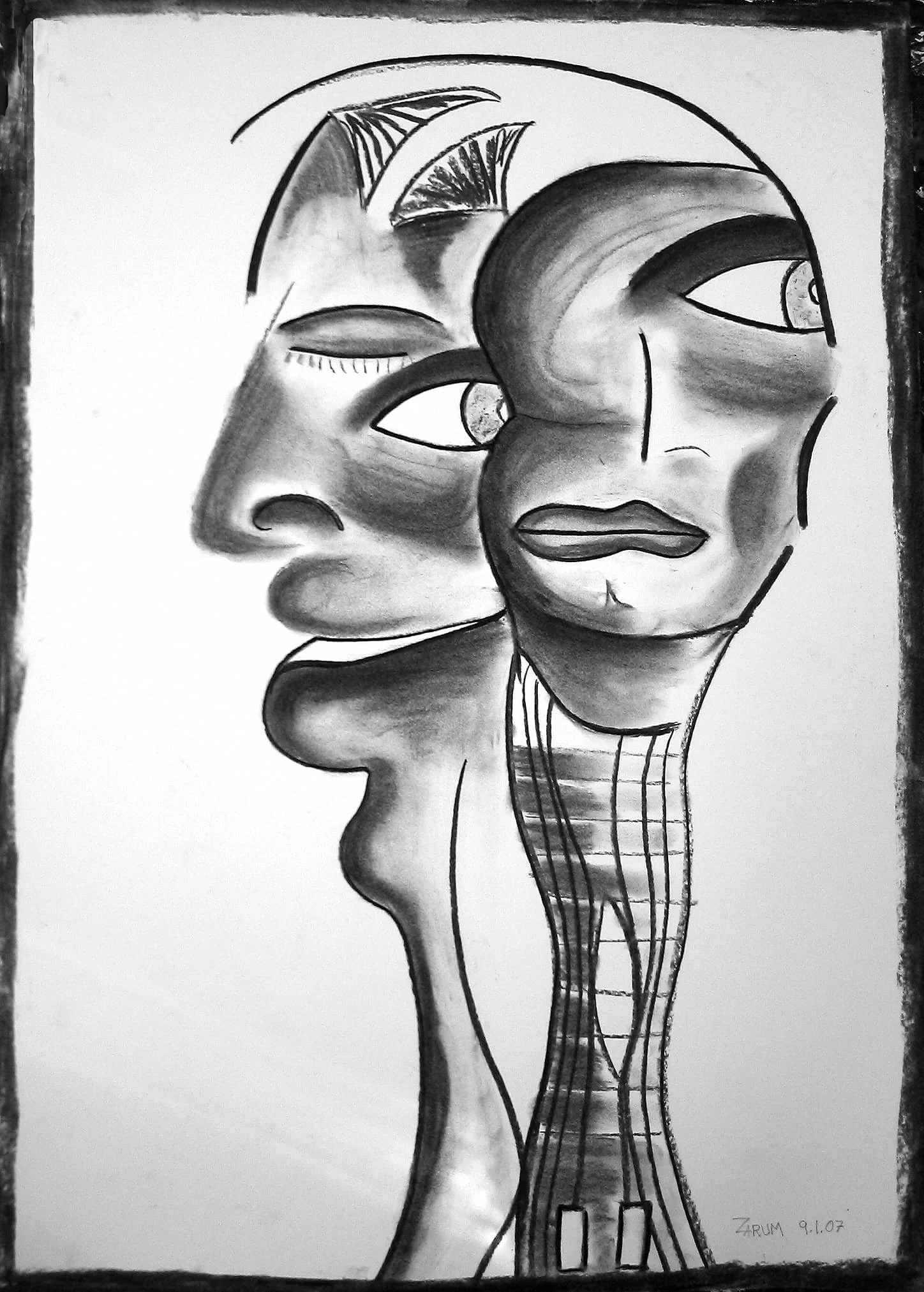 Title: The Other Side of Stress
Medium: Acrylic on Canvas
Size: 60cm X 40cm