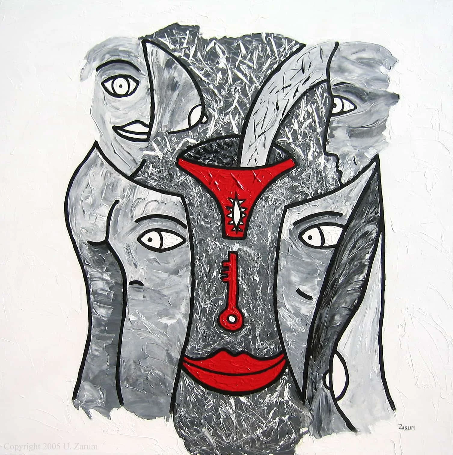 Title: Chastity
Medium: Acrylic on Canvas
Size: 100cm X 100cm