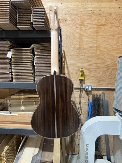 First coat of French Polish
