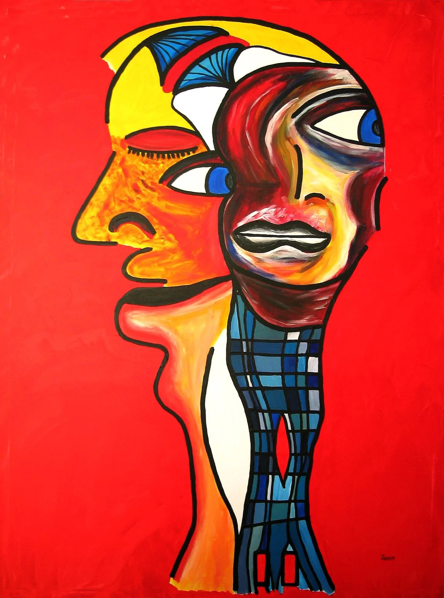 Title: The Other Side of Stress    Medium: Acrylic on Canvas      Size: 130cm X 97cm

The Other Side of Stress: Stress comes to us all at some point in time. The secret I have learned is how to deal with it when it arrives. The Painting depicts the d