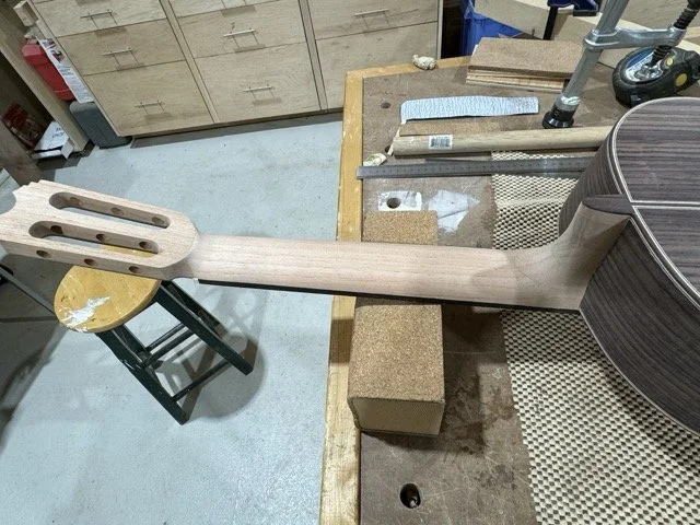 The completed neck