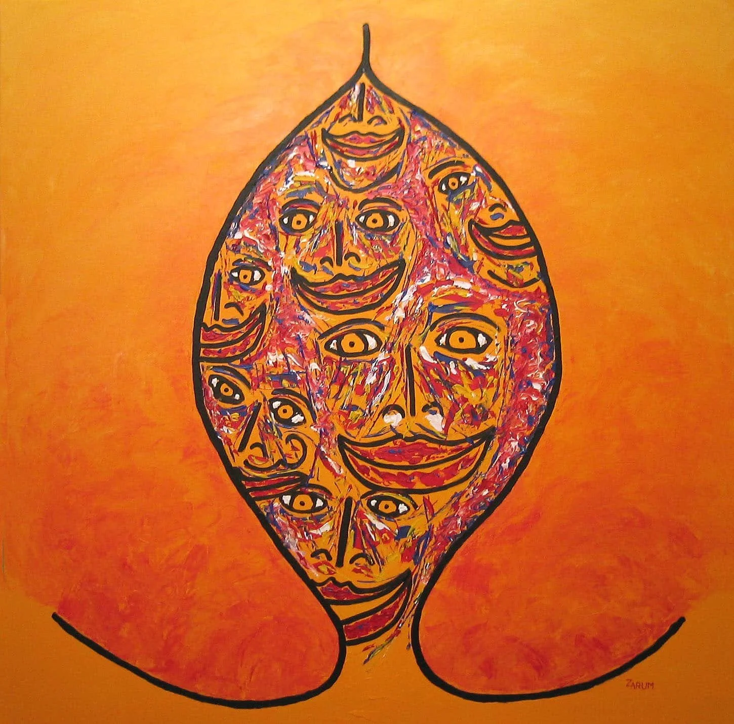 Title: Deliverance
Medium: Acrylic on Canvas
Size: 100cm X 100cm