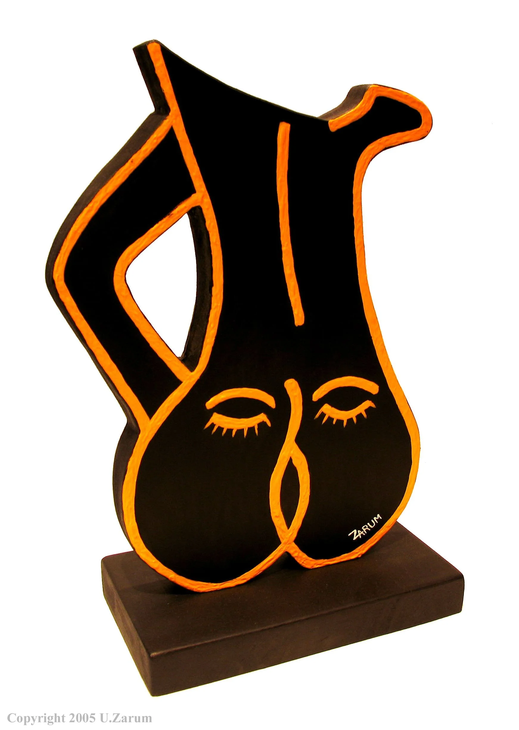 Title: The Giving Woman
Medium: Acrylic on MDF
Size: 20cm X 40cm